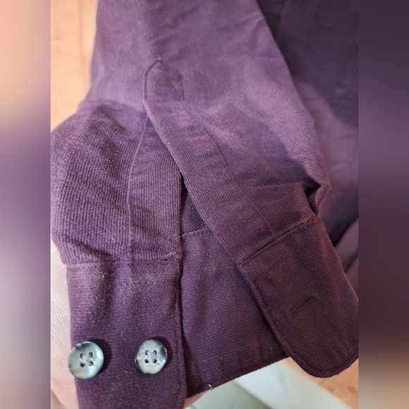Purple button down shirt Men's size medium - Picture 4 of 4
